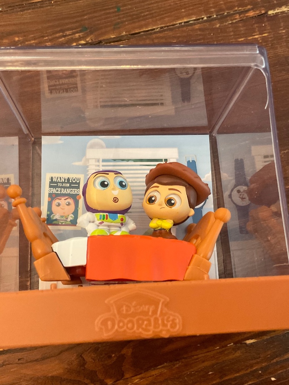 Disney Doorables Toy Story Series 1, Woody Buzz Lightyear So cute!